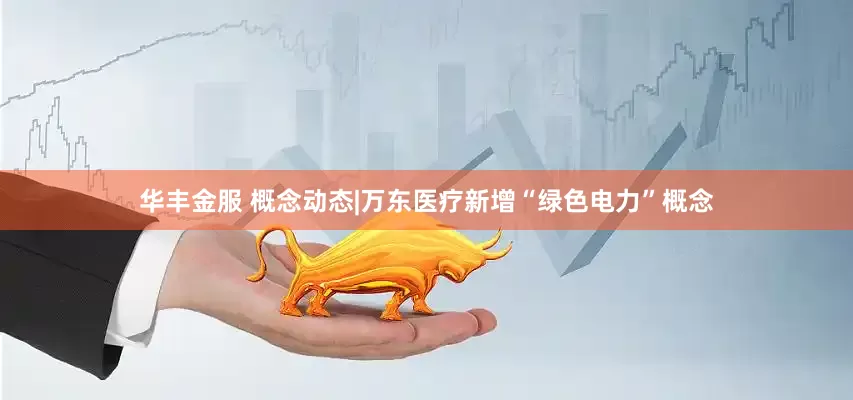 华丰金服 概念动态|万东医疗新增“绿色电力”概念