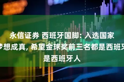 永信证券 西班牙国脚: 入选国家队梦想成真, 希望金球奖前三名都是西班牙人
